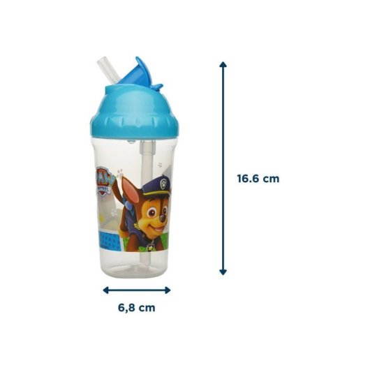Thermobaby Tasse À Paille Anti-fuite Paw Patrol 295 Ml, Dès 10 Mois