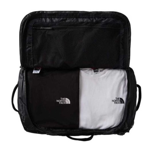 The North Face Base Camp Voyager Duffel Nf0a52rr-kt0 32 L Negra — Bolsa De Viaje Ligera Con Poliéster Reciclado 300d Y Refuerzo 840d