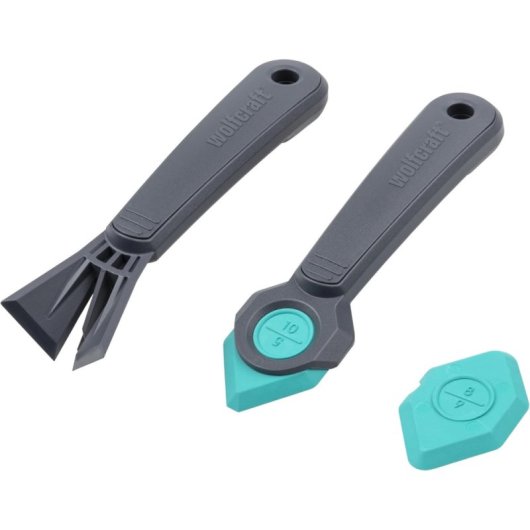 Kit Rinnovo Giunti Sigillante Wolfcraft 4 Profili Lisciatura Ergonomico
