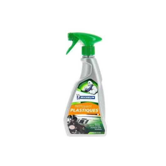 Michelin Limpiador De Plásticos En Spray 500 Ml, Limpia En Profundidad, Devuelve Brillo A Mate/satén/brillante Y Protege Frente A Rayos Uv Y Envejecimiento