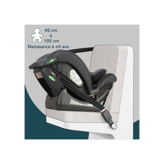 Kindersitz Bambisol AY913PLUSN i-Size 40-150 cm Drehbar 5-Punkt-Gurt
