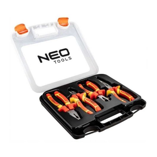 Jeu De Pinces Isolées Neo Tools 1000 V, 4 Pièces, 01-236