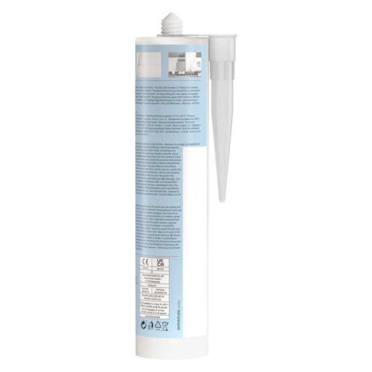 Fischer 58515 Silicona Sanitaria Transparente 280 Ml En Cartucho