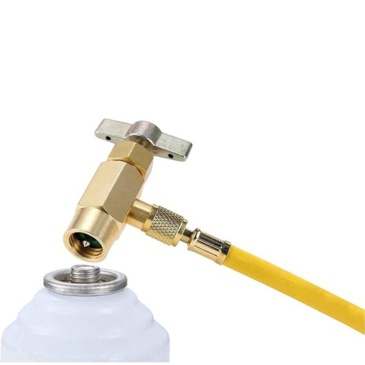 Llave De Servicio Botella Gas Ecológico Minus M1/4""sae-h7/16""