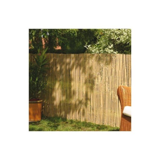 Pantalla De Cañizo Partido Nature 1 X 3 M Natural Para Jardín, Terraza Y Balcón