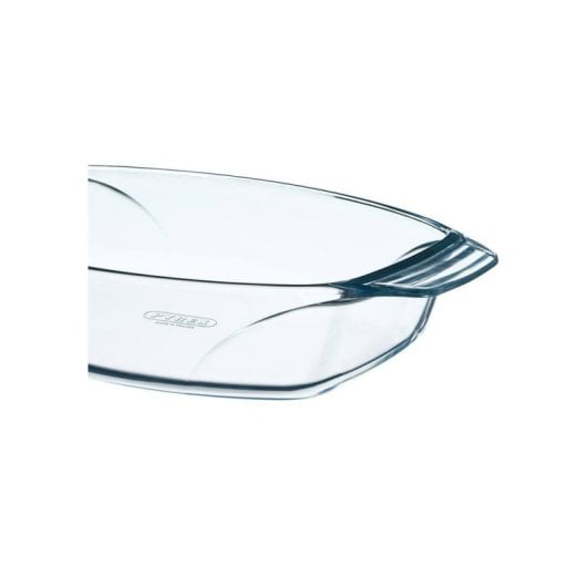 Pyrex Let's Share Set De 4 Fuentes De Vidrio Borosilicato Ovaladas Con Asas, 35 X 24 Cm, Aptas Para Horno Hasta 300 °c, Microondas Y Congelador