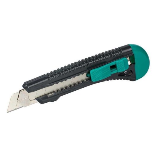 Cutter À Lame Sécable Wolfcraft 4146000 18 Mm Avec Guide Métal Et Poignée Ergonomique