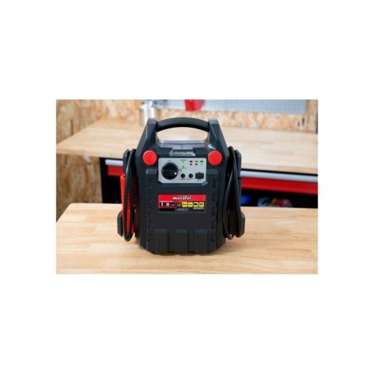 Mecafer Mb 901 Arrancador De Batería Coche 12v 900a Pico, Lámpara Emergencia, Usb 5v 1,1a Y Salidas 12v Dc Para Accesorios