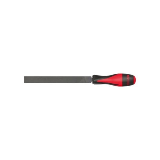 Lime plate KS TOOLS 157.0006 250 mm poignée confort rouge noire DIN 7261 B
