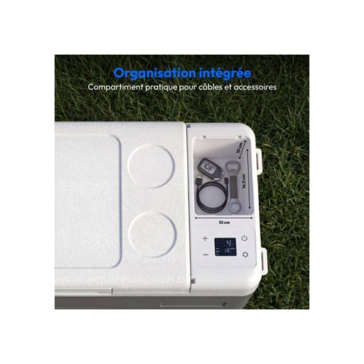 Medion Life Md370027 Nevera/conservadora Compresor 28 L Con Pantalla Digital Y Luz Led, -20 A +20 °c, 12/24/230 V, Aislamiento Alto Rendimiento