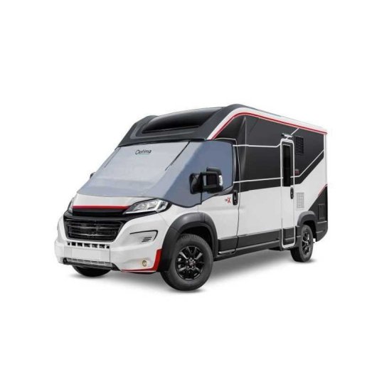 Optima Toldo Solar Exterior Plegable Para Parabrisas B/j/d 1994-2005 Gris Claro, 7 Componentes, Reflectante Y Opaco, Con Imanes Y Ganchos