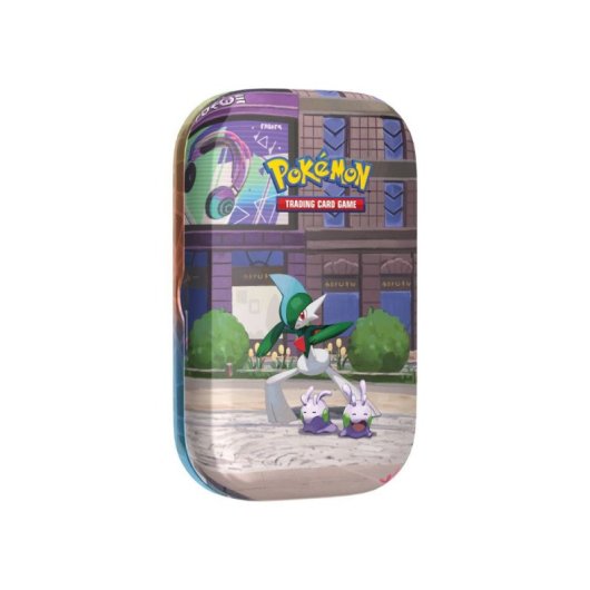 Pokémon Mini Tin Me04 Chaos Ascendant (modelo Aleatorio) Con 2 Sobres Y Moneda Metálica