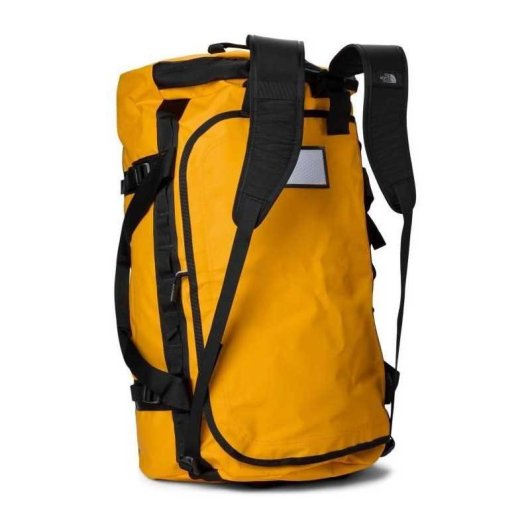 The North Face Base Camp Duffel L 95l Summit Gold/black, Bolsa De Viaje Y Deporte Con Correas Tipo Mochila, Tejido Resistente Y Cierre Superior