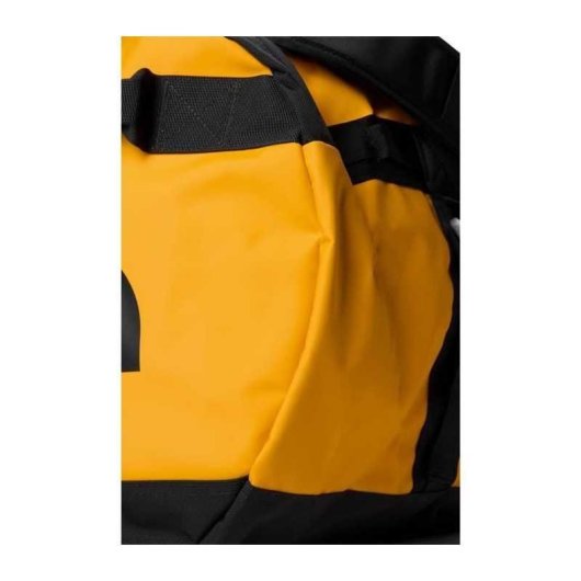 The North Face Base Camp Duffel L 95l Summit Gold/black, Bolsa De Viaje Y Deporte Con Correas Tipo Mochila, Tejido Resistente Y Cierre Superior