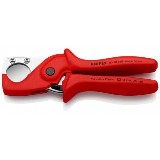 Coupe-tubes Knipex 90 25 185 Pour Tubes Plastiques Et Multicouches, Ø 12 À 25 Mm, Coupe Nette Et Sans Bavure