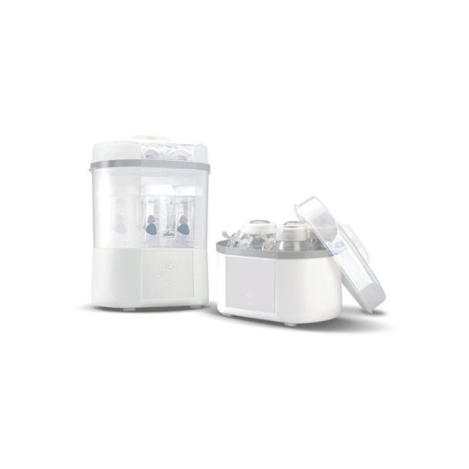 Chicco Esterilizador Y Secador Eléctrico De Biberones Y Accesorios, Con Vapor, 2 Modos, Hasta 6 Biberones Nf, Programa 2 En 1 Y Inicio Diferido