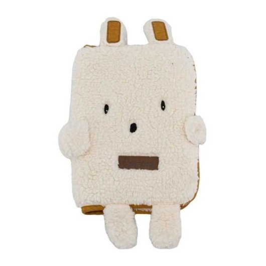 Funda Domiva Boubou Avorio Caramello per Libretto Sanitario Neonato