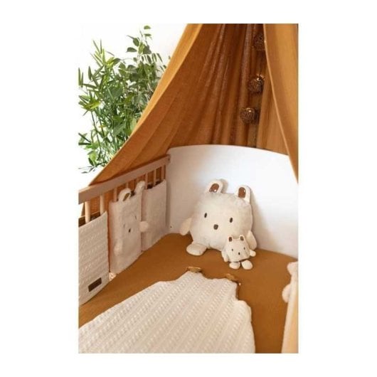 Funda Domiva Boubou Avorio Caramello per Libretto Sanitario Neonato