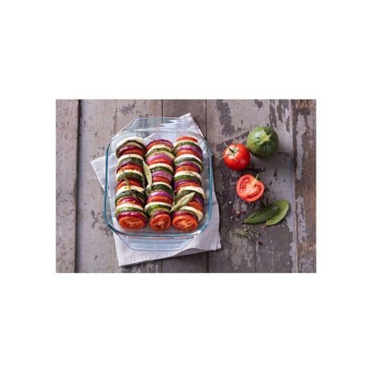 Pyrex Let's Share Fuente De Horno Rectangular De Vidrio 39 X 25 Cm, 4 L