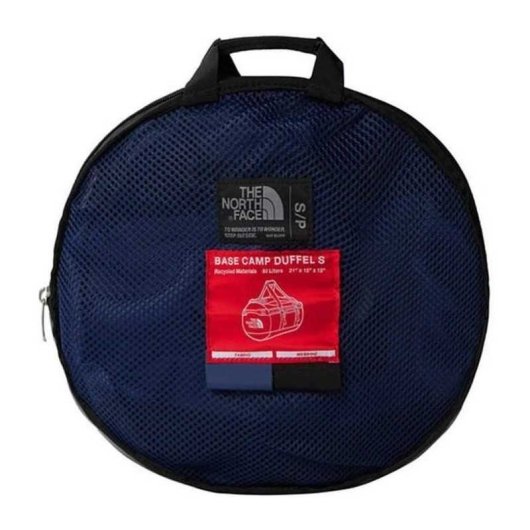 The North Face Base Camp Duffel S 50l Azul, Bolsa Deportiva Y De Viaje Con Asas Acolchadas, Correas Tipo Mochila Y Tejido Resistente Al Agua