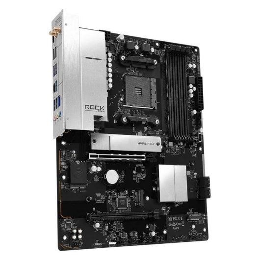Placa Base ASRock B550 Rock WiFi B550 AM4 DDR4 ATX WiFi 6E PCIe 4.0 CrossFireX