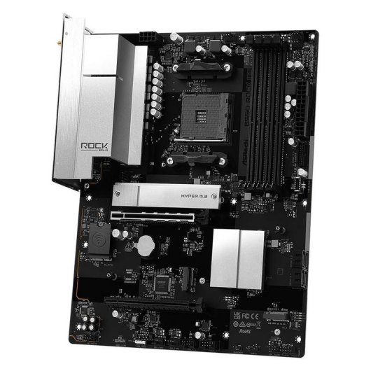 Placa Base ASRock B550 Rock WiFi B550 AM4 DDR4 ATX WiFi 6E PCIe 4.0 CrossFireX
