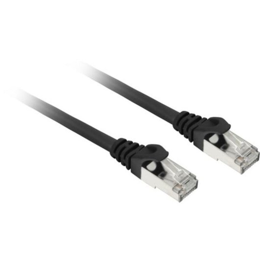 Cabo de Rede RJ45 Cat.7a Sharkoon SFTP 1m Preto