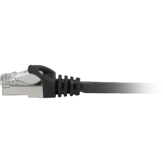 Cabo de Rede RJ45 Cat.7a Sharkoon SFTP 1m Preto