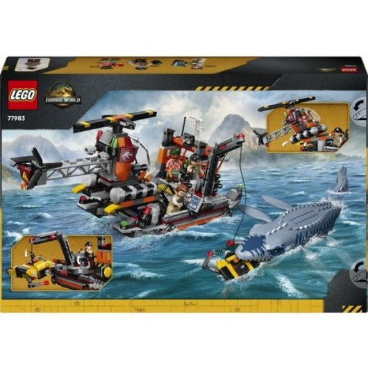 LEGO Jurassic World Ataque del Mosasaurio al Barco 77983 703 piezas