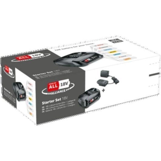 Set de Inicio Bosch POWER FOR ALL ALLIANCE 18V 2.0Ah con Cargador AL18V-20