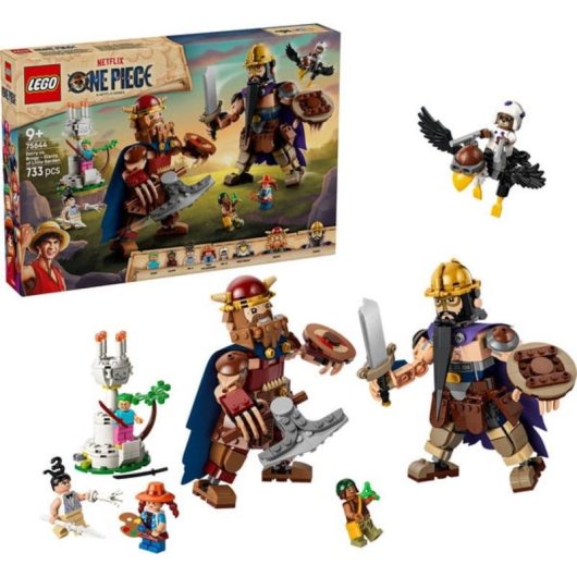 LEGO One Piece Woogey vs. Boogey Gigantes de Little Garden 75644 733 peças