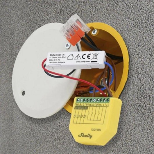 Relais Wi-Fi Shelly Channel Decoupler 230V Bluetooth et WLAN Contrôle éclairage