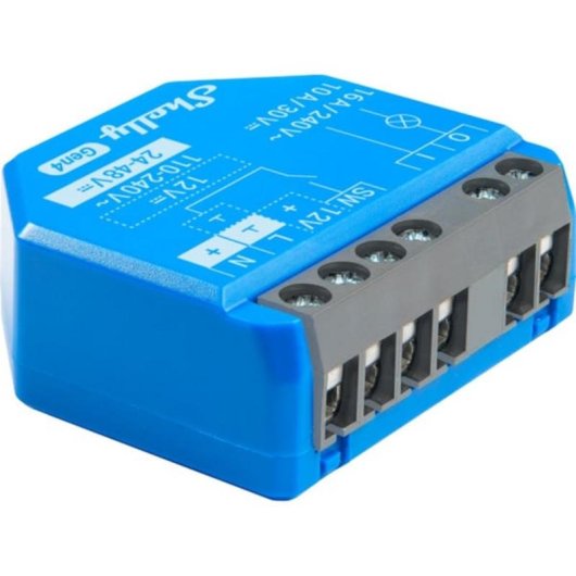 WLAN-Relais Shelly 1 Gen4 Zigbee Bluetooth Lichtsteuerung Einbau