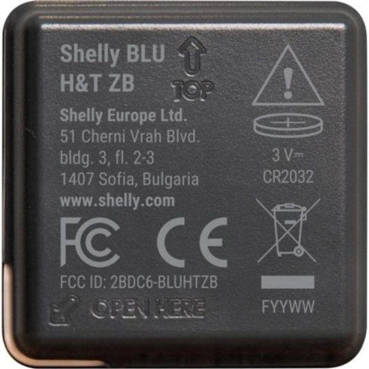 Sensore di Temperatura e Umidità Shelly BLU HT ZB Bluetooth Zigbee IP54