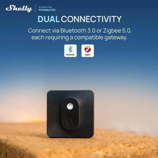 Sensore di Temperatura e Umidità Shelly BLU HT ZB Bluetooth Zigbee IP54