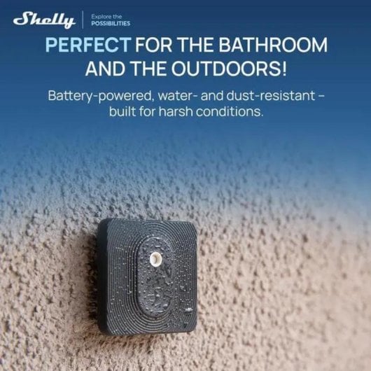 Sensore di Temperatura e Umidità Shelly BLU HT ZB Bluetooth Zigbee IP54