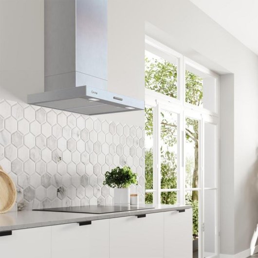Campana extractora Balay decorativa 90cm pared 400m³/h led filtros metálicos