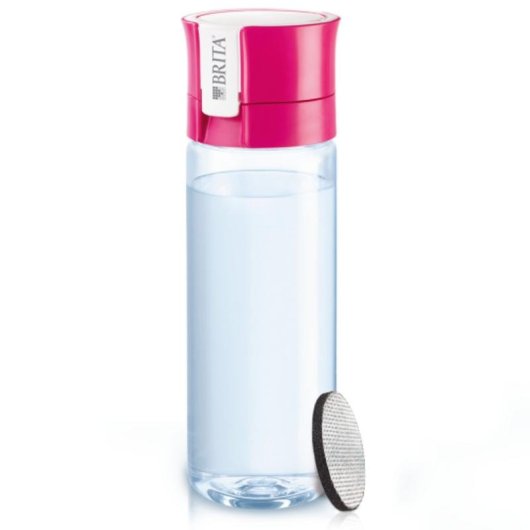 Gourde filtrante Brita Vital 600 ml Rose avec bouchon de vis