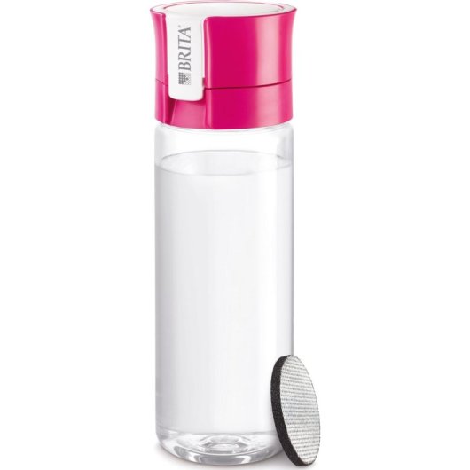 Gourde filtrante Brita Vital 600 ml Rose avec bouchon de vis