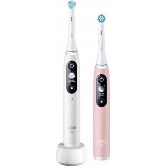 Oszillierende Zahnbürste Oral-B iO Series 6 5 Modi 2 Bürstenköpfe Drucksensor OLED KI