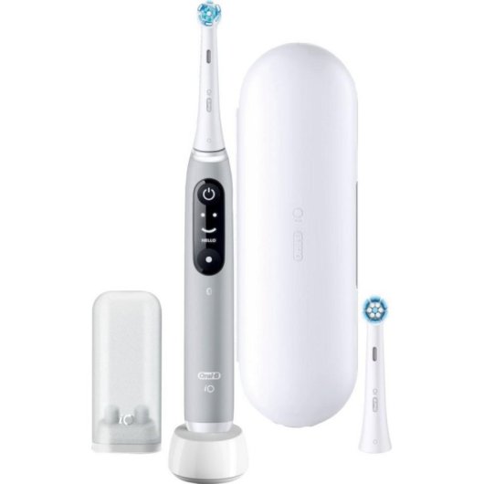 Oszillierende Zahnbürste Oral-B iO Series 6 5 Modi 2 Bürstenköpfe Drucksensor OLED KI