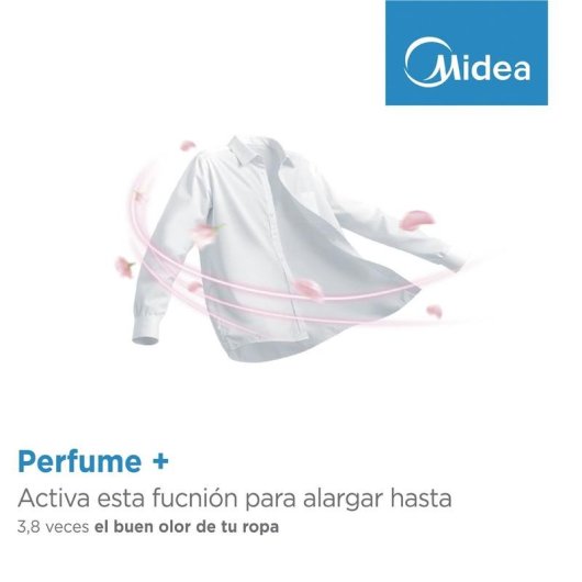 Máquina de Lavar Roupa Midea 9 Kg 15 Programas Classe A Branco Domótica Display