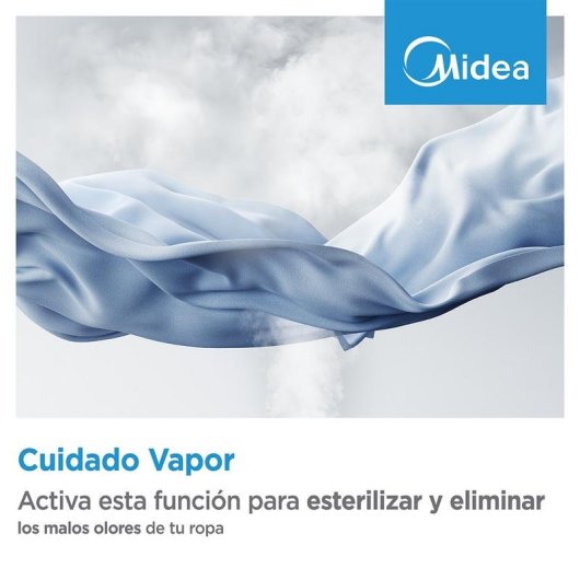 Máquina de Lavar Roupa Midea 9 Kg 15 Programas Classe A Branco Domótica Display