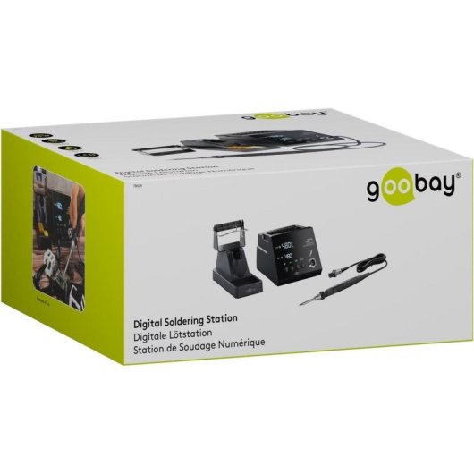 Stazione di saldatura Goobay 70W 480°C Nero