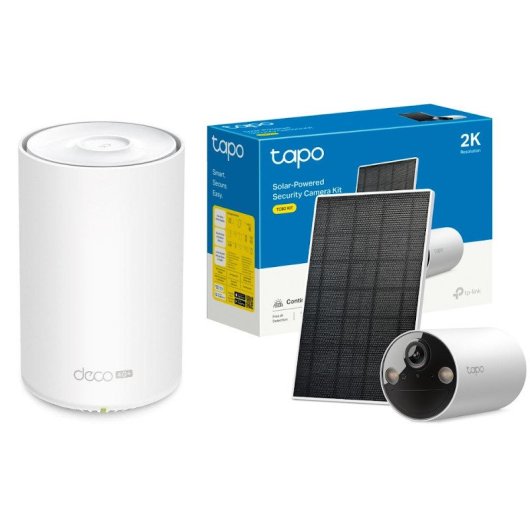 WiFi Mesh TP-Link 1 Nodo 1500 Mbps 190 m² 4G LTE + Telecamera Solare IA