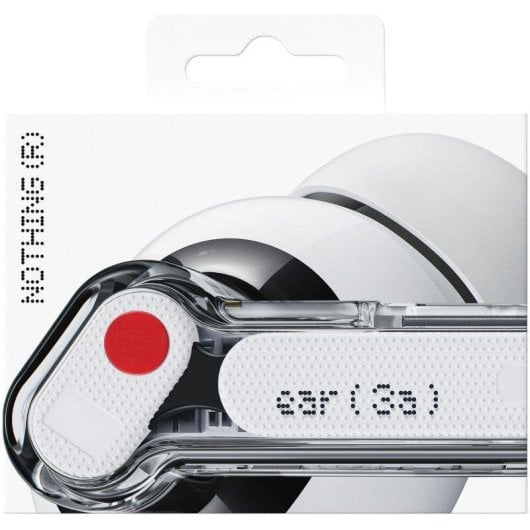 Écouteurs Nothing Ear (3a) Bluetooth avec ANC, enregistrement intégré, blancs