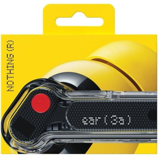 Écouteurs Nothing Ear (3a) Bluetooth avec ANC, enregistrement intégré, jaune