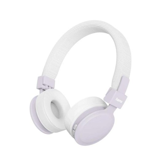 Auriculares Hama Freedom Lit III inalámbricos Bluetooth para llamadas y música lila y blanco