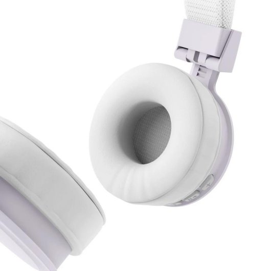Auriculares Hama Freedom Lit III inalámbricos Bluetooth para llamadas y música lila y blanco