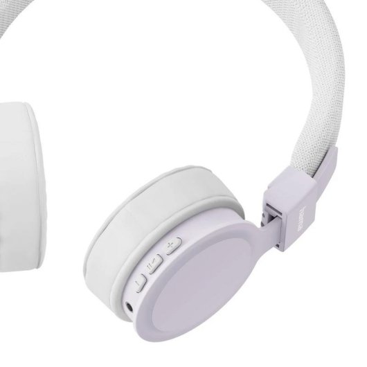 Auriculares Hama Freedom Lit III inalámbricos Bluetooth para llamadas y música lila y blanco